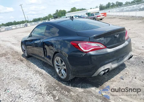 2013 Hyundai Genesis 2.0T R-Spec из США, поврежденный, VIN KMHHT6KD3DU109897